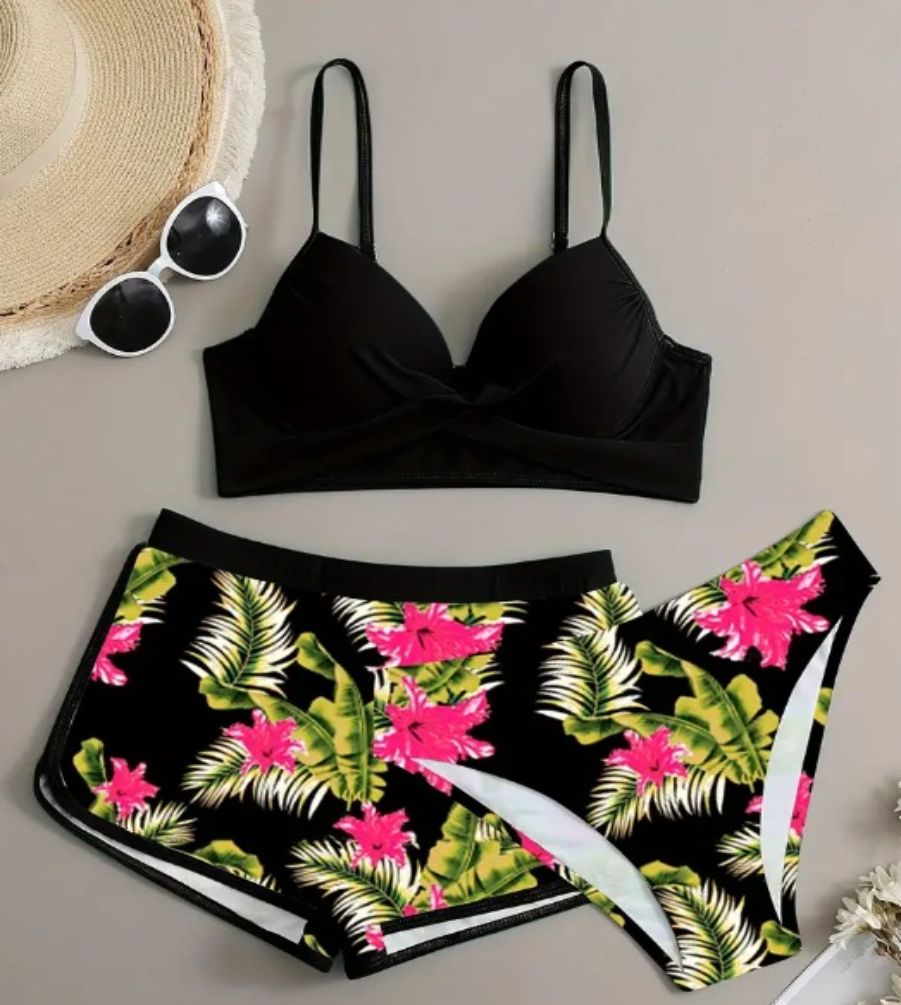 Women’s Clothing New Swimsuit Women's Sexy Hard Cup Steel Support Gathered Swimsuit Bikini Bikini_ecoleips.com