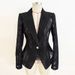 Trendy Embroidered Mesh Blazer Jacket For Women – Slim Fit Breathable Openwork Coat With Double-Breasted Design, Fashionable Streetwear Outerwear_ecoleips.com