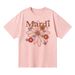 Mardi Mercredi Women's Summer Top. Feel The Breeze, Show Your Style. Signature Daisy Graphic, Soft Pure Cotton, Loose Fit, Mix & Match Easily_ecoleips.com
