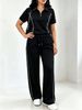 Women's Spring/Summer Short-Sleeved Two Piece Set European American Fashion Trendy Casual Regular Fit_ecoleips.com