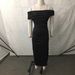 Foreign Trade New Tight Women's Clothing Solid Color Sleeveless Mid-Length Off-Shoulder Dress Sexy Evening Gown_ecoleips.com
