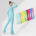 Women's Clothing Groove High Waisted Flared Pants Hip Lifting Sports Fitness Yoga Wear Fitness Pants_ecoleips.com