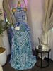European And American Style Women's Sleeveless Dress Printed Sweet Design Elegant Belted Long Skirt for Vacation_ecoleips.com