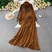 European And American Style High End Elegant Mesh Patchwork Beaded Sequined Lapel Mid Length Coat Two Piece Set With High Waisted Skirt_ecoleips.com