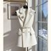 Spring And Autumn New Vest Small Blazer Short Elegant Temperament Casual Versatile Slim Fit Advanced Sense Of Thin Clothing_ecoleips.com