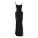 French Style Patchwork Lace Hollow out Waist Cinching Sexy Bodycon Dress for Women European American Foreign Trade Cross Border Trade_ecoleips.com