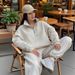 New Women's Casual Fashion Streetwear Patchwork Long Sleeve Sweatshirt And Pants Set European American Style Trendy Wholesale 2025_ecoleips.com