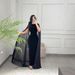 Women's Clothing Autumn And Winter New Women's Clothing Velvet Hip Wrapped Cape Dress_ecoleips.com