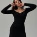Women’s Clothing New Solid Color Women's Autumn And Winter Long Sleeved Square Neck Off Shoulder Tight Fashion Sweater Knitted Bottoming Shirt_ecoleips.com