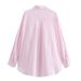 2025 New Women's Clothing Summer Fashion Loose Plaid Long Sleeve Turn-down Collar Casual Shirt K5-3434_ecoleips.com