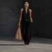 Women's Clothing New Arrival Halter Neck Sleeveless Trouser Set Casual High End Summer Style V Neck_ecoleips.com