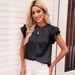 2026 Euroean And American Summer New Fashion Versatile Printed Ruffle Sleeve Wave Collar Women's_ecoleips.com