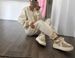 Women's Clothing Solid Color Long Sleeved Zipper Hoodie Elastic Lace Up Pants Two Piece Set_ecoleips.com