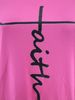 Summer Women's Casual Fashion Faith LetterPrint Loose T-shirt+shorts Two-piece Sportswear Suitable For Daily Wear-92_ecoleips.com