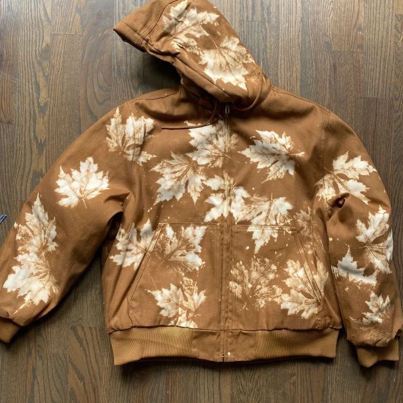 Unisex European And American Fashion Retro Digital 3D Printed Hoodie Pullover Maple Leaf Sweatshirt 2025 New_ecoleips.com
