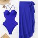 Women's Clothing New Style Casual Tight One Piece Swimsuit Women's Skirt Sexy Bikini Swimsuit Beach Vacation_ecoleips.com