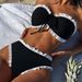 Women's Clothing Women's Two Piece Swimsuit Strapless Sexy Bikini European American For Formal & Casual For Women_ecoleips.com