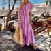 Women's Clothing Spring Fashion Solid Color Sexy Oblique Shoulder Linen Cotton Long Dress_ecoleips.com