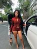 Women's Clothing PU Stretch Pant Set Long Sleeved Tops With Shorts All-Season Fashion_ecoleips.com