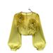 Women's Clothing Slim Fit Puff Sleeve Pullover Shirt French Style 3D Flowers Design Versatile Spring Top For Women_ecoleips.com