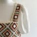 Vintage Bohemian Style Crochet Square Neck Dress, Summer Breathable Loose Slimming Mid-Length Elegant White Dress_ecoleips.com