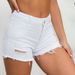 Women's Clothing Hot Girls Sexy Casual High Waist Elastic Plus Size Ripped Jeans Female Denim Shorts_ecoleips.com