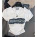 Women's Clothing Short Sleeved Shirt For Women In Summer New Style Niche Temperament Fashion Slim Top Trendy Tie Dye Collar_ecoleips.com