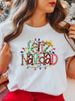 European And American Cross-border Foreign Trade Women's Clothing Christmas Merry Round Neck Printed Ladies Short Sleeve_ecoleips.com