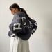 Oversized Graphic Print Sweatshirt For Women – Trendy Streetwear Pullover (XS-XL, Soft Grey & Beige)_ecoleips.com