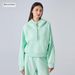 Women's Clothing Warm Plus Velvet Sports Sweater Hooded Half Zip Loose Yoga Clothes Fitness Sports Jacket_ecoleips.com