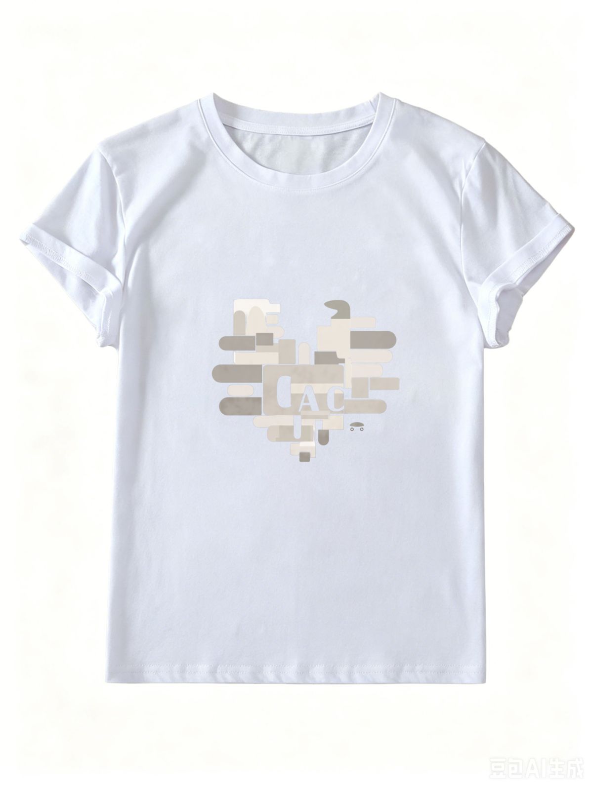 Basic Slim Fit Cotton Tee For Ladies, Black White Solid Color Short Sleeve Top, Soft Skin-Friendly Daily T-Shirt_ecoleips.com