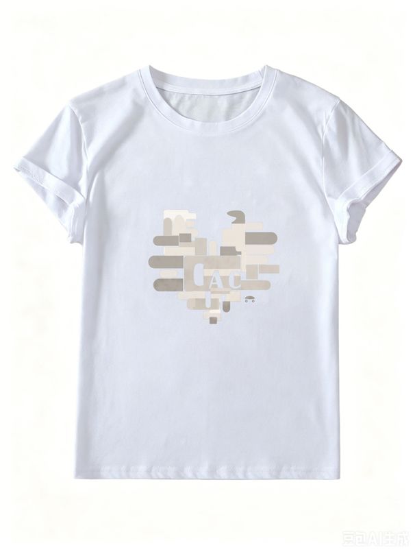 Basic Slim Fit Cotton Tee For Ladies, Black White Solid Color Short Sleeve Top, Soft Skin-Friendly Daily T-Shirt_ecoleips.com