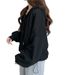 real-shot Women's Thin Hoodie, Fashionable And Youthful, Short Style, Long-sleeved With Hood, Jacket_ecoleips.com