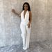 Women's Clothing Women's Solid Color Halter Neck Backless Top And Wide Leg Pants Casual Spring Summer Style Sexy_ecoleips.com