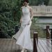 Light Wedding 2026 New Forest Style Bride Simple Small Train French White Slimming Mermaid Reception Dress Summer_ecoleips.com