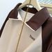 European American Style Half-zip Polo Collar Sweatshirt For Women, Spring And Autumn Wear, Loose Fit, Korean Style,_ecoleips.com