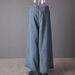 High Waist Wide Leg Jeans For Women With Leather Tag Detail - Relaxed Fit Flowy Palazzo Pants For Casual & Chic Style_ecoleips.com