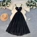 "Elegant French-Inspired Mesh Slip Dress For Women – Flowy Waist-Defining Evening Gown For Parties & Special Occasions"_ecoleips.com
