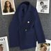 Women's Pink Blazer Jacket Slim-Fit Trendy Office Wear Casual Spring Autumn Outerwear Clothing_ecoleips.com