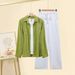 3-Piece Spring Summer Casual Set, Relaxed Cardigan, Sleeveless Top & High-Waisted Wide-Leg Pants, Comfortable Outfit For Women_ecoleips.com