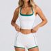Sports Bra Vest Shorts Suspenders Bra Back Beauty Pilates Tights High Elastic Fitness Running Yoga Set_ecoleips.com