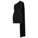 Summer Fashion Sexy Asymmetrical Shoulder Ribbon Slim Fit Hip Wrapped Bodycon Dress Casual Party_ecoleips.com