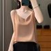 Summer Satin Wide-strap Camisole For Women, Slimming And Versatile, With A Mulberry Silk Feel, Casual Top_ecoleips.com