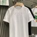 Starry Sky Short Sleeve T Shirt Casual Summer American Style Loose Simple Short Sleeve Trendy All Match Tops_ecoleips.com