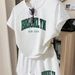 Women's European Size Casual Loose T-Shirt Set with Patch Short Sleeve round Neck Top And Versatile Fashion Shorts_ecoleips.com