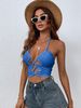 Women's Sexy Bikini Tank Top – Strappy Beachwear & Summer Crop Top In Black/White/Aqua Blue/Mint Green, XS-XL_ecoleips.com