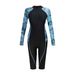 Aria Basics 2026 European And American Women's Swimsuit, Foreign Trade One-piece Long-sleeve Surfing Suit, New Style With Boxer_ecoleips.com