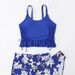 Women's Clothing Sexy Fashion Bikini Bikini Double Shoulder Straps Printed Double Waist Three Piece Women's Swimsuit_ecoleips.com