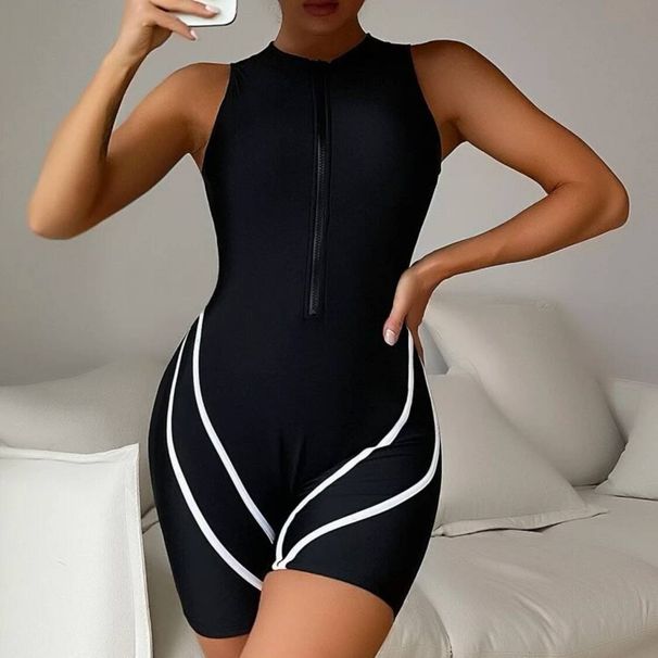Women's Clothing One Piece Sleeveless Vest Surfing Suit Sun Protection Diving Suit Swimsuit_ecoleips.com