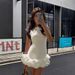 Sweetheart Ruffle Hem Babydoll Dress – Sleeveless Jumper Dress With Bow Accents (Black/Red/Wine/Pink/Green/White/Yellow, S-XL)_ecoleips.com